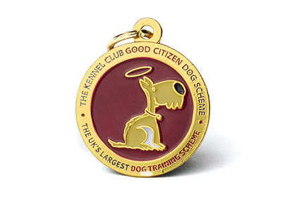 Gold Dog Tag