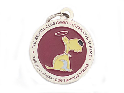 Good Citizen Dog Scheme Silver Dog Tag logo