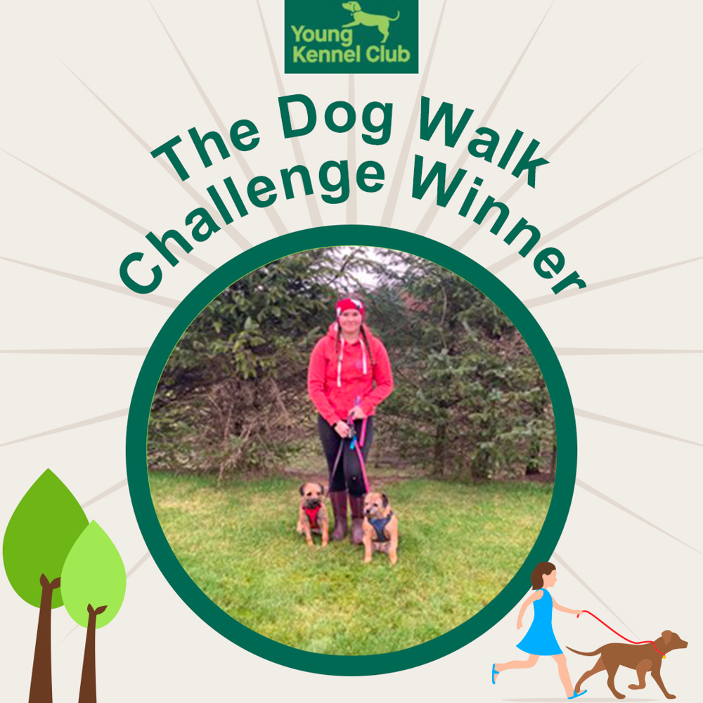 Dog walk challenge winner