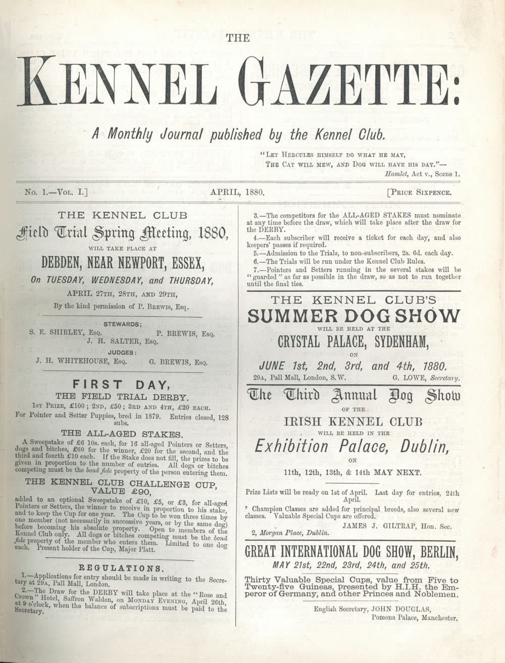 The Kennel Club Timeline 1800s Campaigns Kennel Club