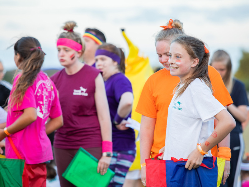 YKC members having fun outside 